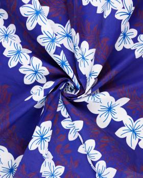 Polynesian fabric TAURA Blue - Tissushop